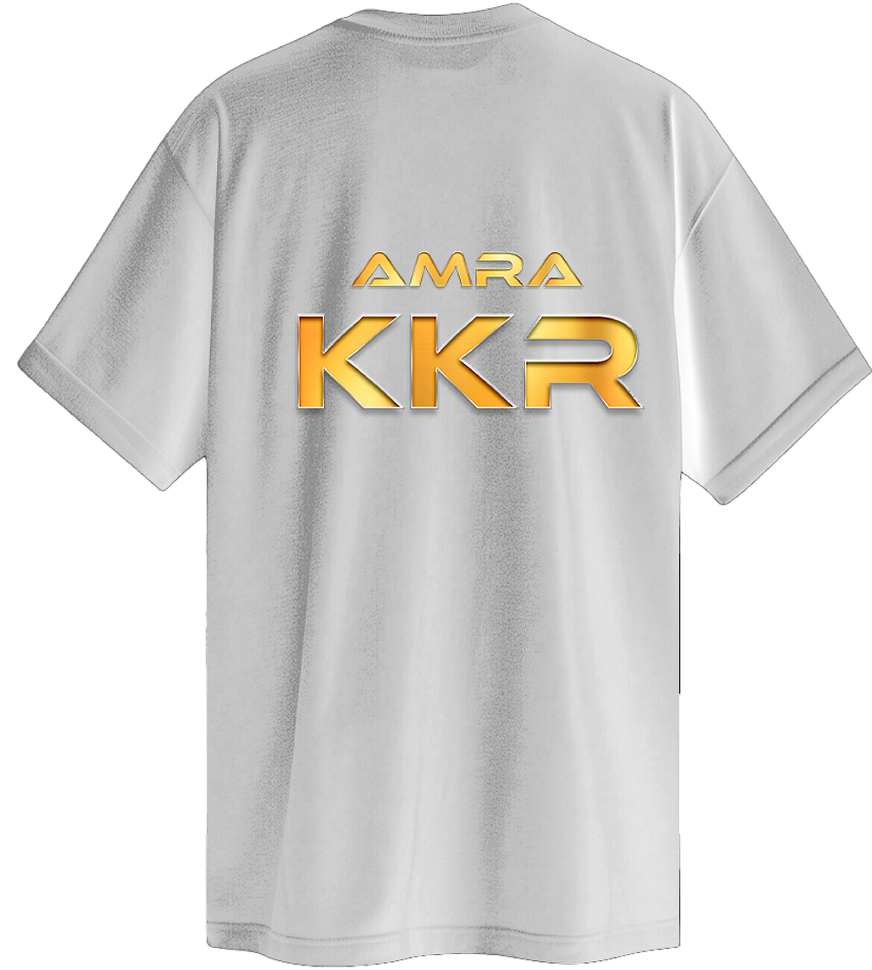 Thumbnail: White Bold is Gold Amra KKR Printed Tshirt