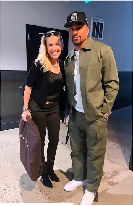 JALEN HURTS WITH KIA LIONSHEART