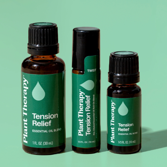Thumbnail: Bestrijd spanningshoofdpijn op een natuurlijke manier met de Tension Relief etherische olie blend van Plant Therapy!