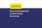 Free Training - Financial Management for Non-Profits (eLearning)