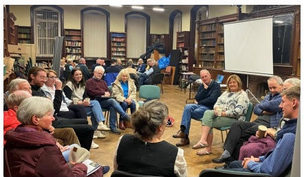 Above: Members of groups attend the Environmental Funding Workshop