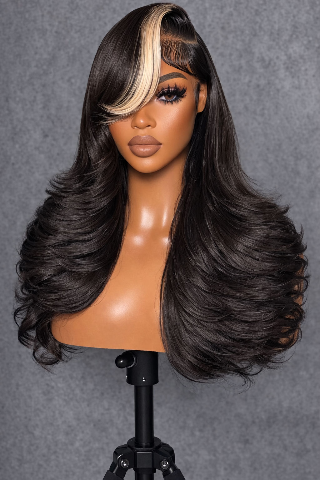 18”-22” Wig w/ skunk patch & Install