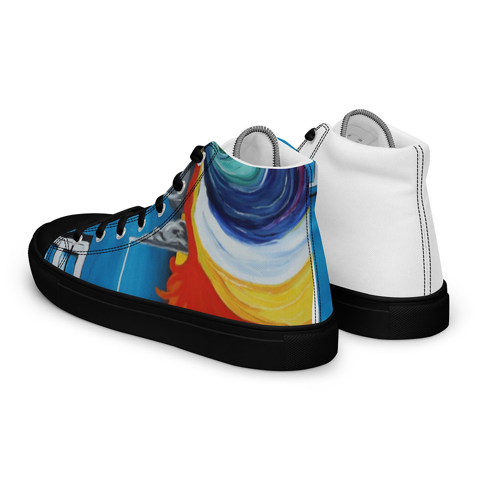 Thumbnail: Men’s high top canvas shoes