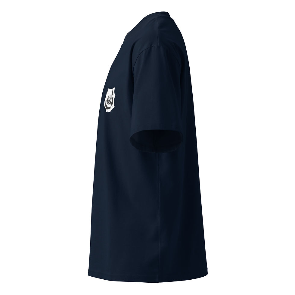 Thumbnail: Unisex organic oversized high neck t-shirt