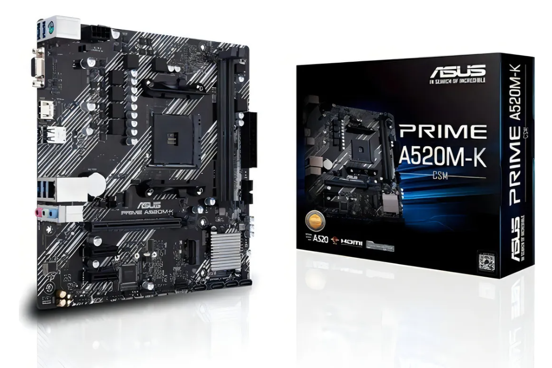 PLACA MÃE ASUS PRIME A520M-K