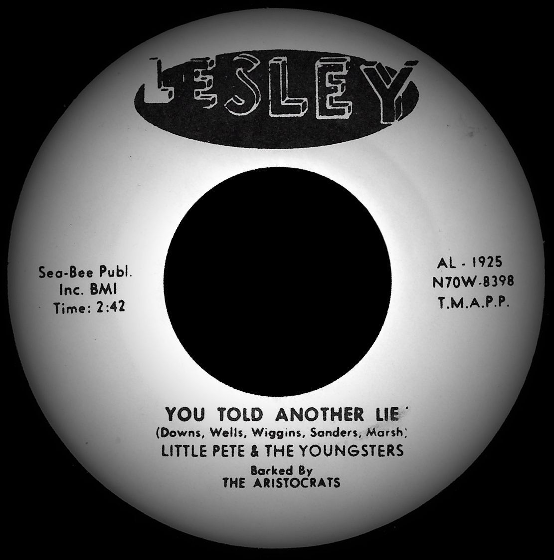 Little Pete & The Youngsters - You Told Another Lie (1962)