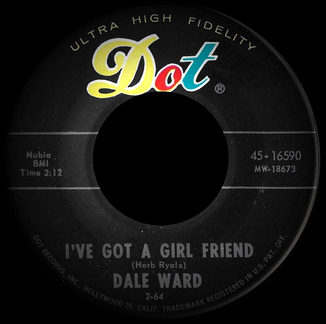 Dale Ward - I've Got A Girl Friend (1964)