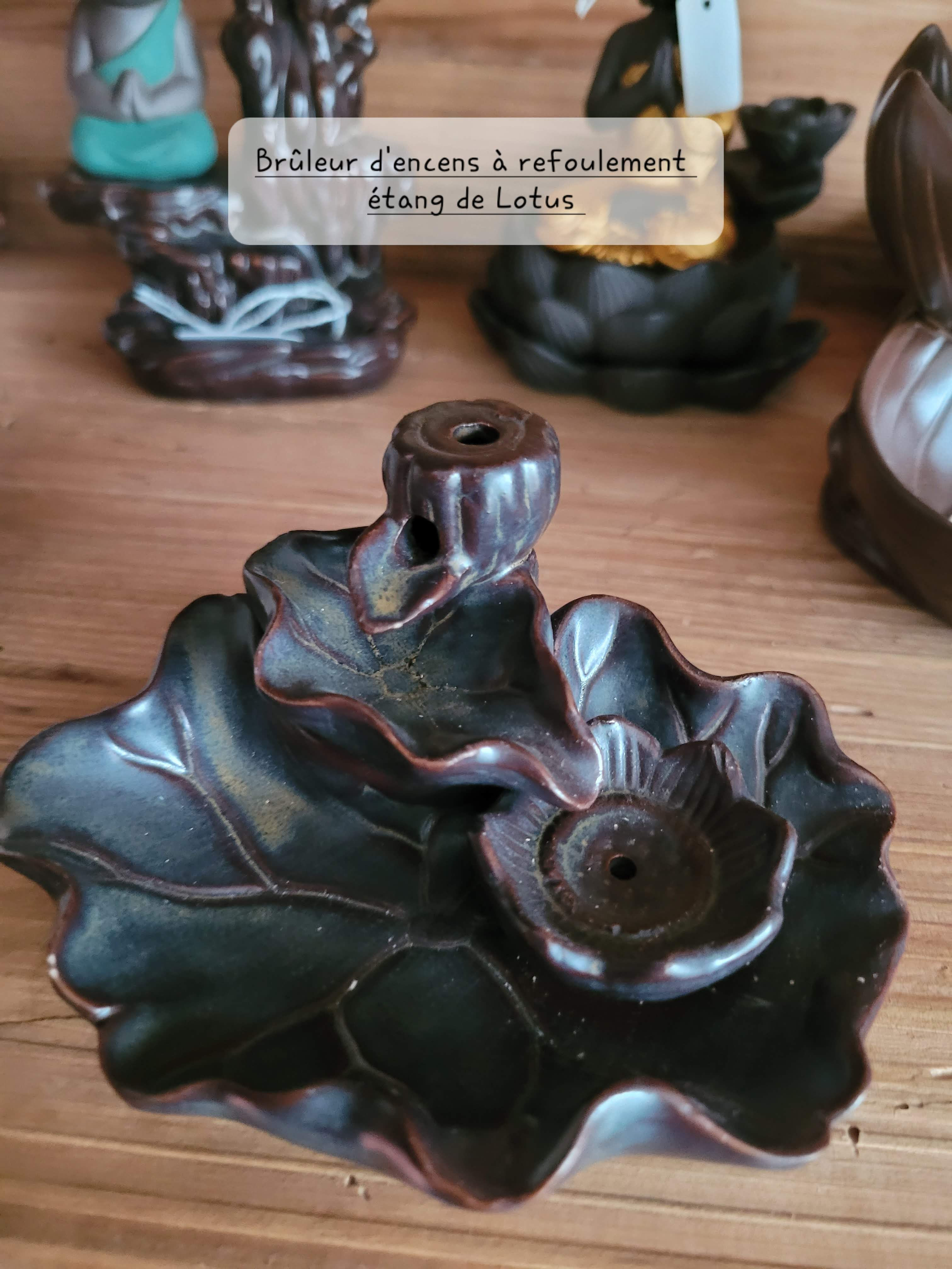 Bruleur d'encens Etang de Lotus