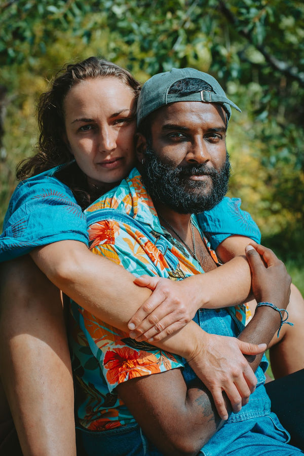 A hug between two friends
