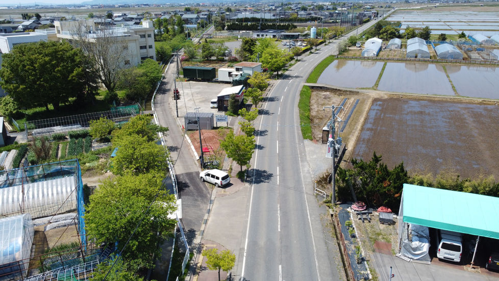 蒲建第605号主要地方道新潟中央環状線升潟地内舗装修繕工事