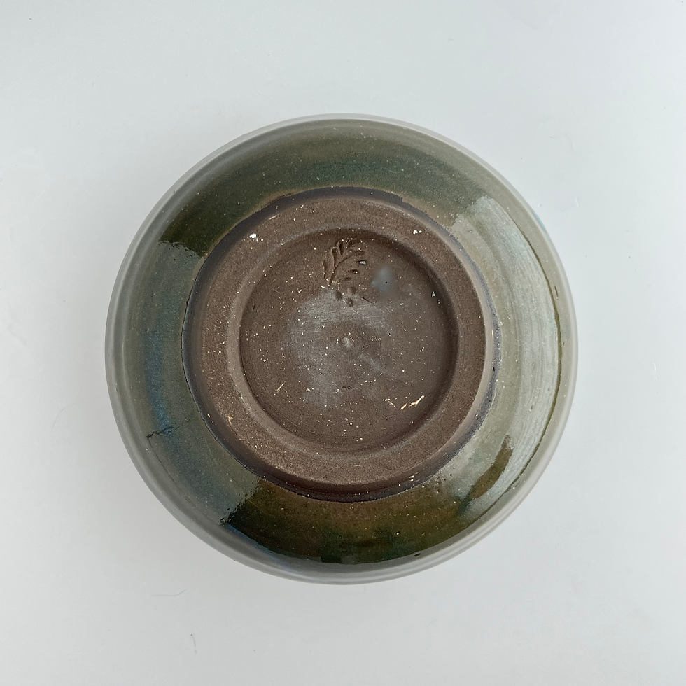 Thumbnail: Bowl - Brown and Blue  5.55"