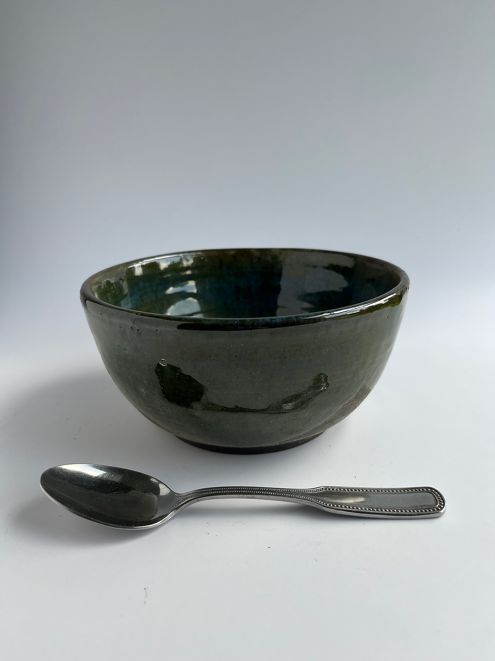 Thumbnail: Bowl - Blue and Green  5.5"