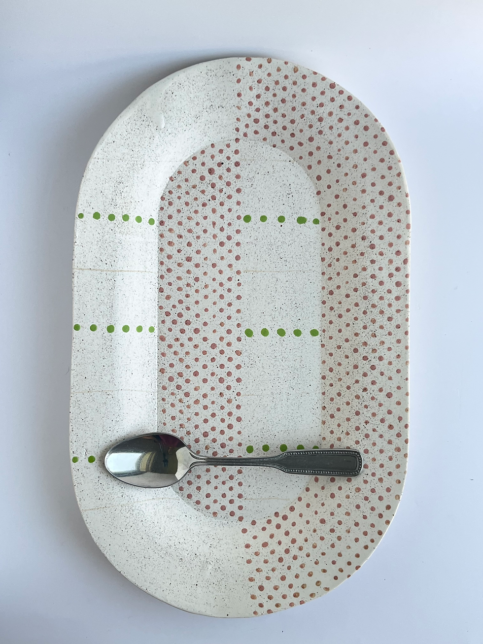 Thumbnail: Plate - Decorated Oval 13" x 8""
