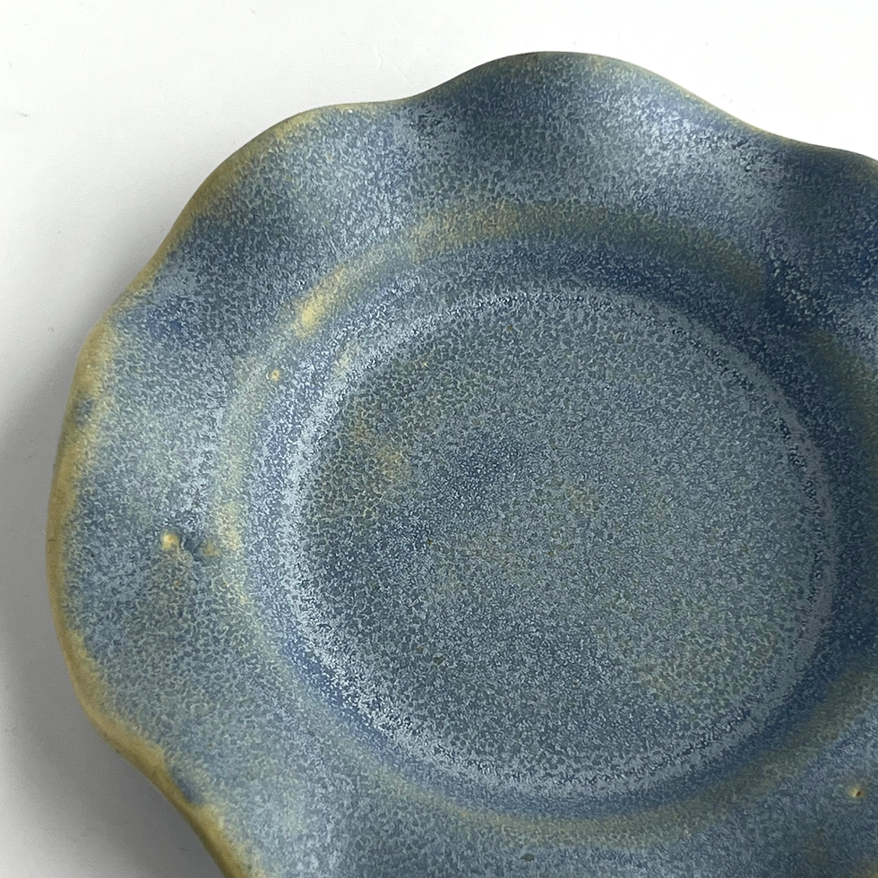 Thumbnail: Plate - Blue Waves Rim 4.5"