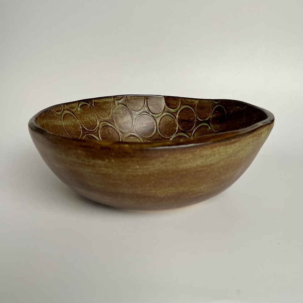 Thumbnail: Bowl - Circle Textured - 8"