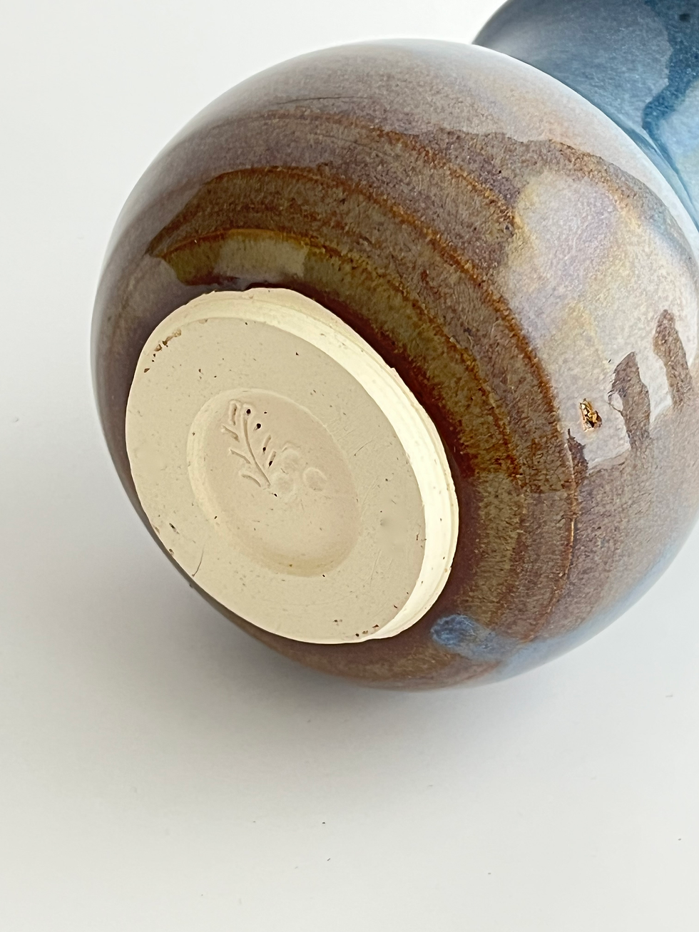 Thumbnail: Vase - Blue & Plum Belly