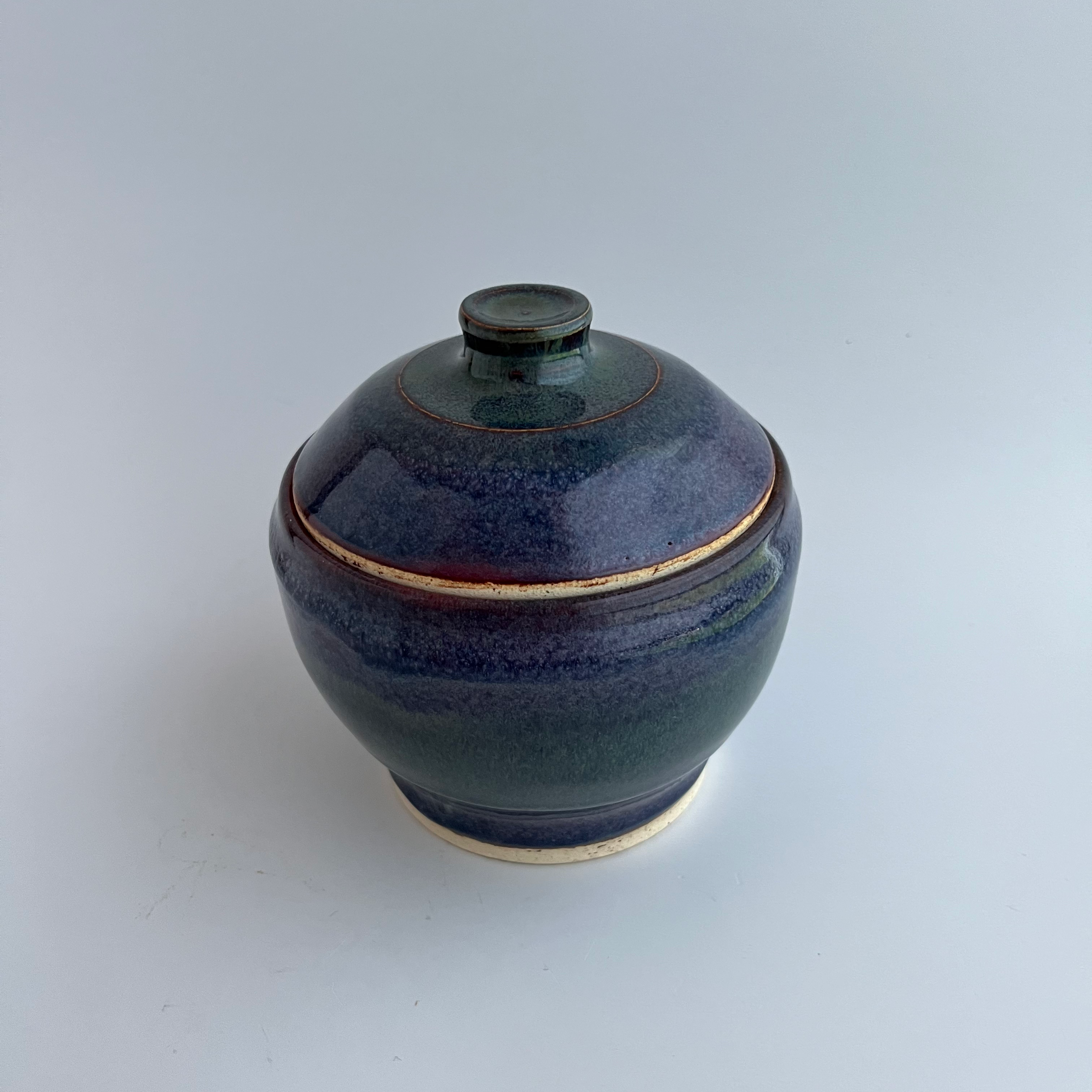 Jar - Blue and Violet, 4.5"