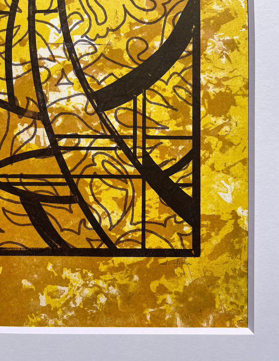Thumbnail: Print, Lithograph - "Untitled Abstraction" 2/6