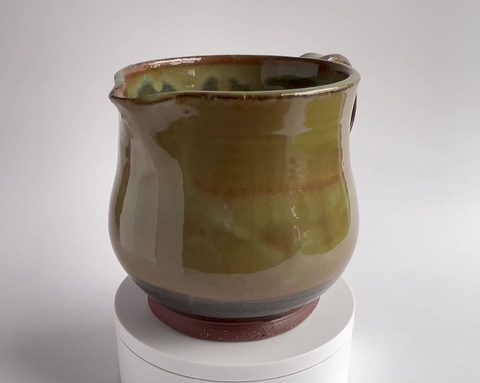 Thumbnail: Pitcher - Bulbed Brown 4.25"