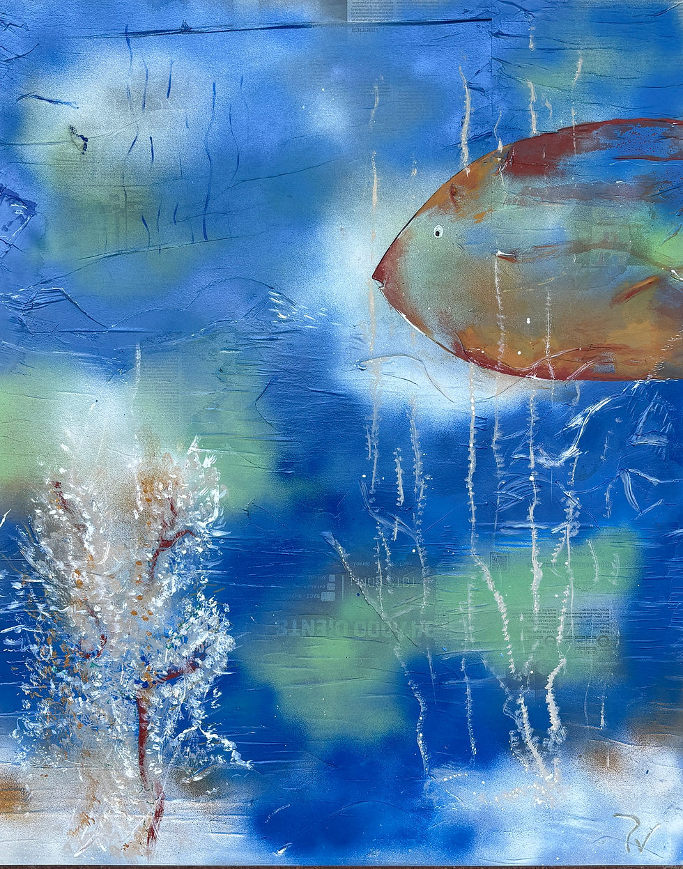 Thumbnail: 7a Golden fish 100x81x3