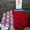 Miniatura: Caja Circular con Huevito kinder rosas rojas