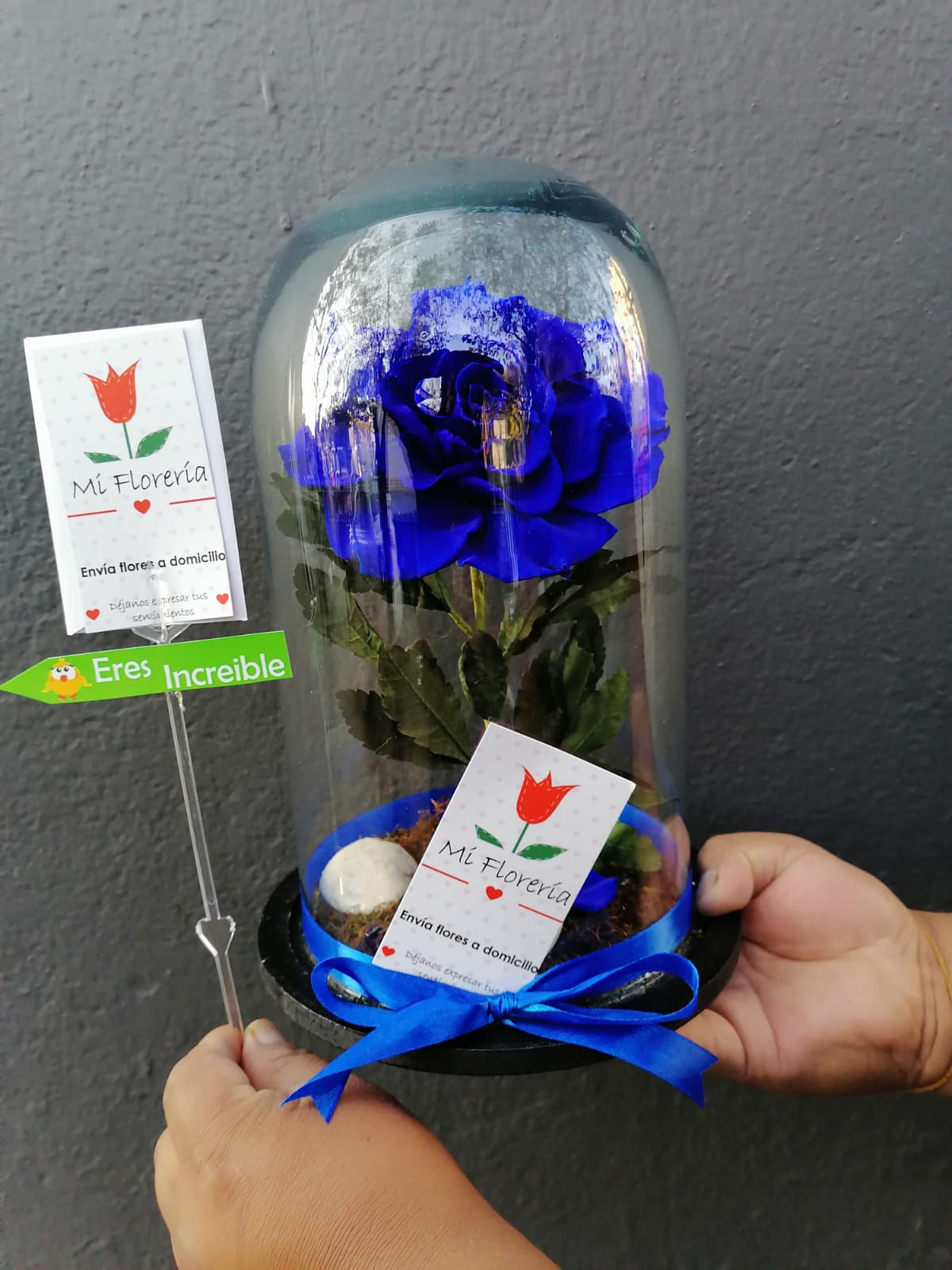 Rosa Eterna Azul