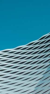 Gebogene architektonische Struktur