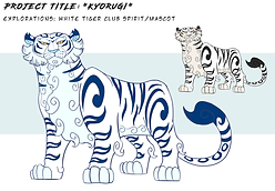 White Tigers Club Mascot