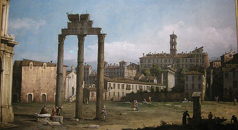 Bernardo Bellotto Rovine del Foro Romano