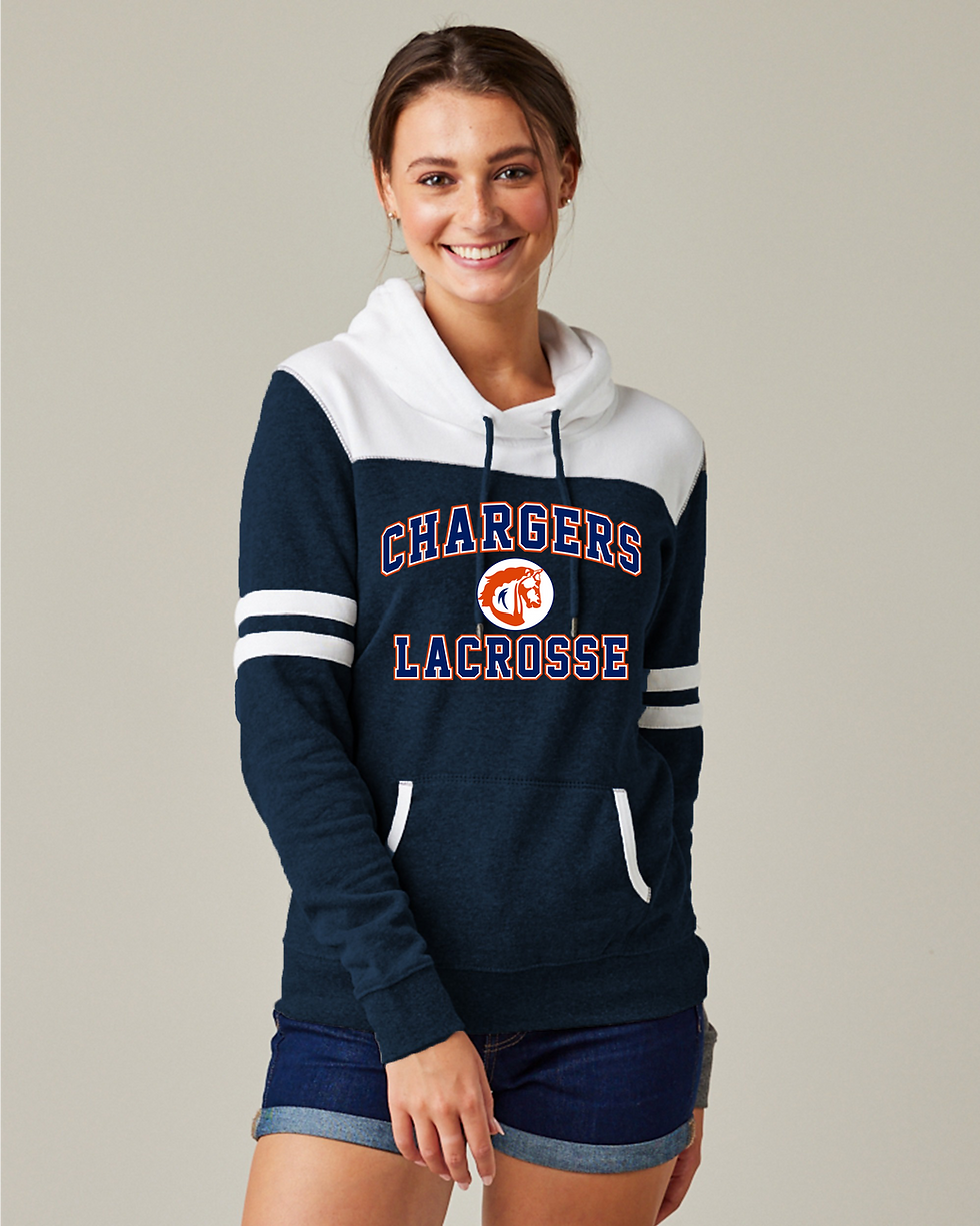 Ladies color block hoodie