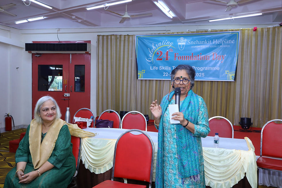 Trainers - Left to Right. Ms. Yashodhara Deshpande and Ms. Smita Zankar
