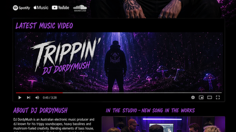 Music Promotion - Web Design 2027