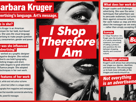 Barbara Kruger - Language of Advertising