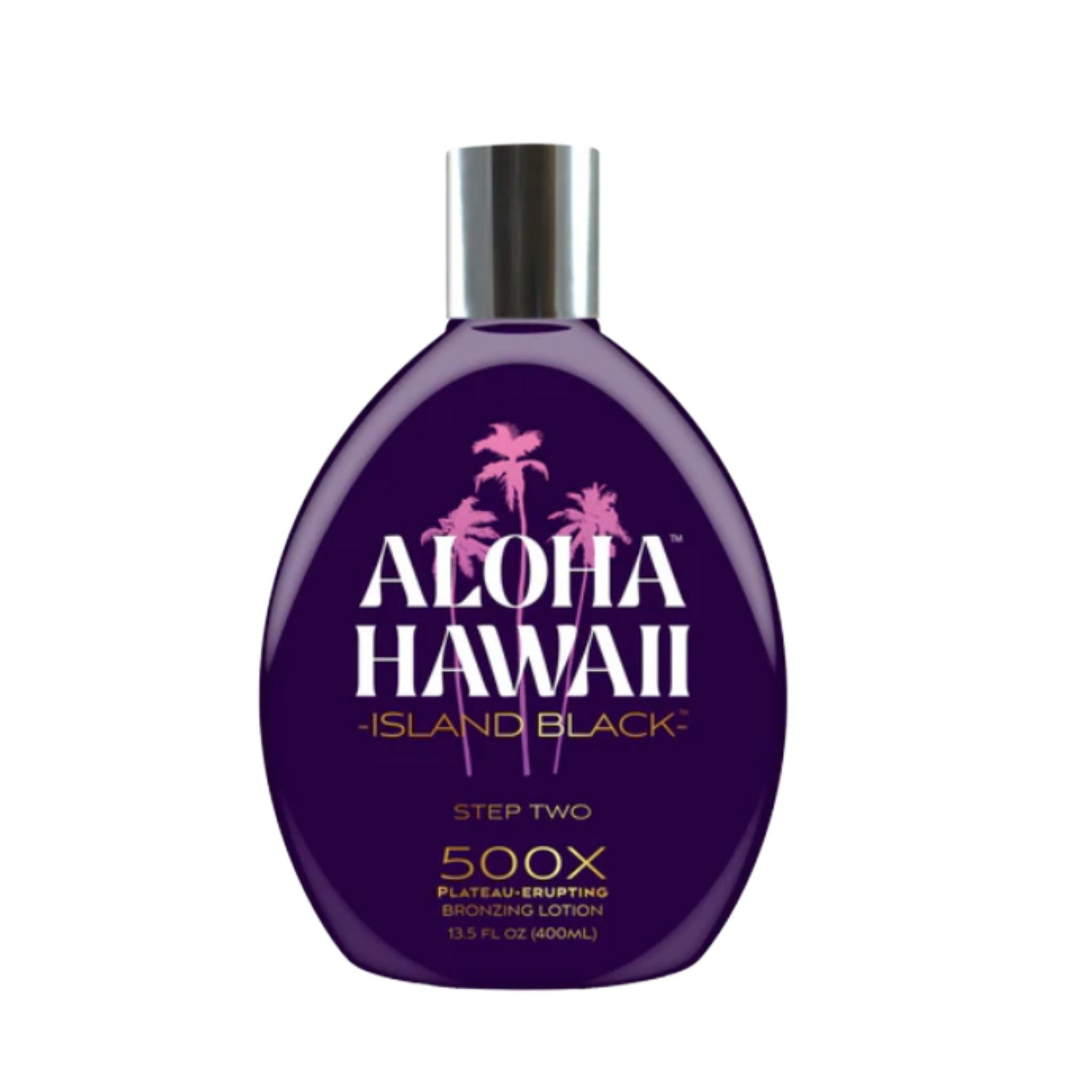 Tan Incorporated Aloha Hawaii Island Black Lotion