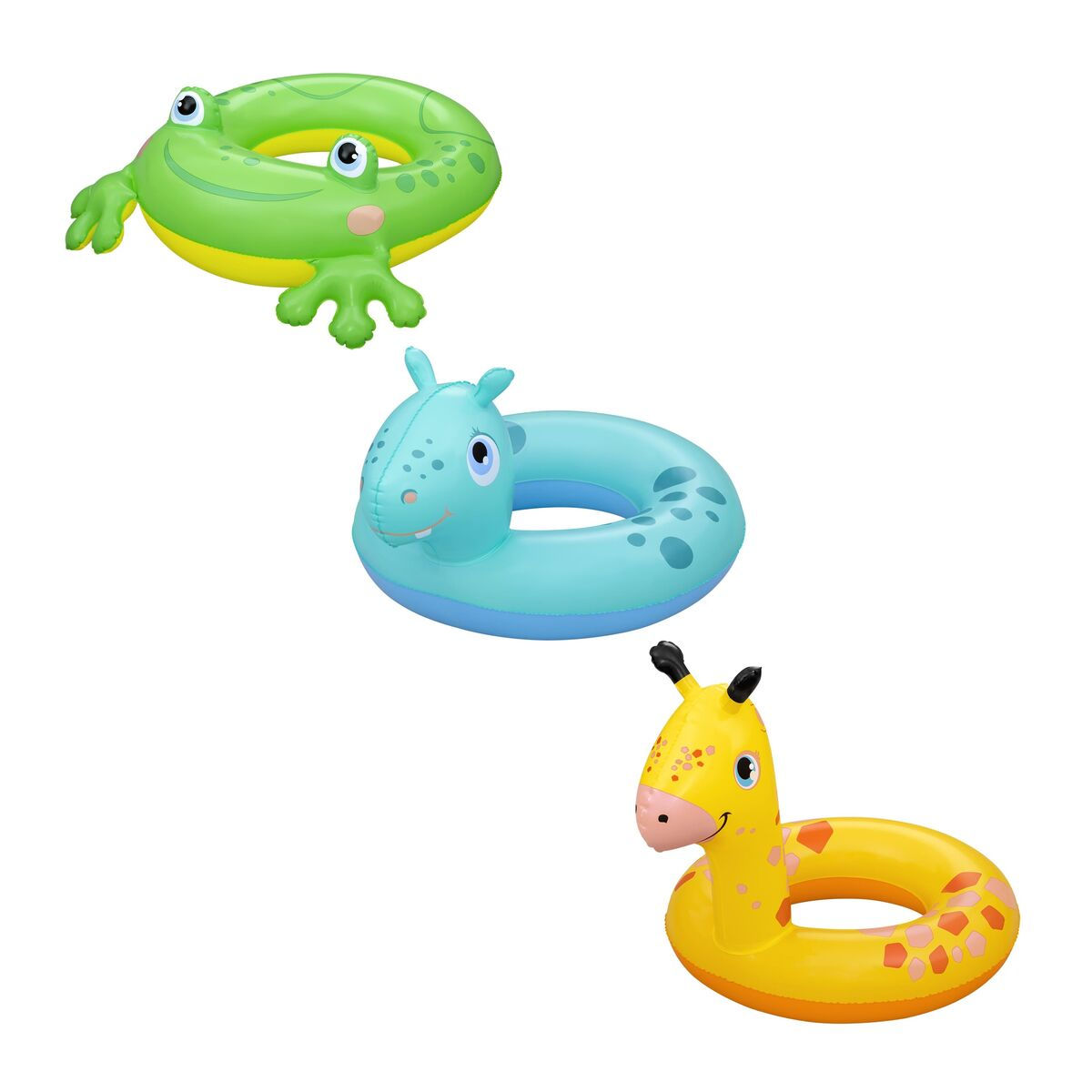 Bestway Inflatable Animal Float Assorted 64x60/68x66/73.5x66 cm 3-6 Years Beach