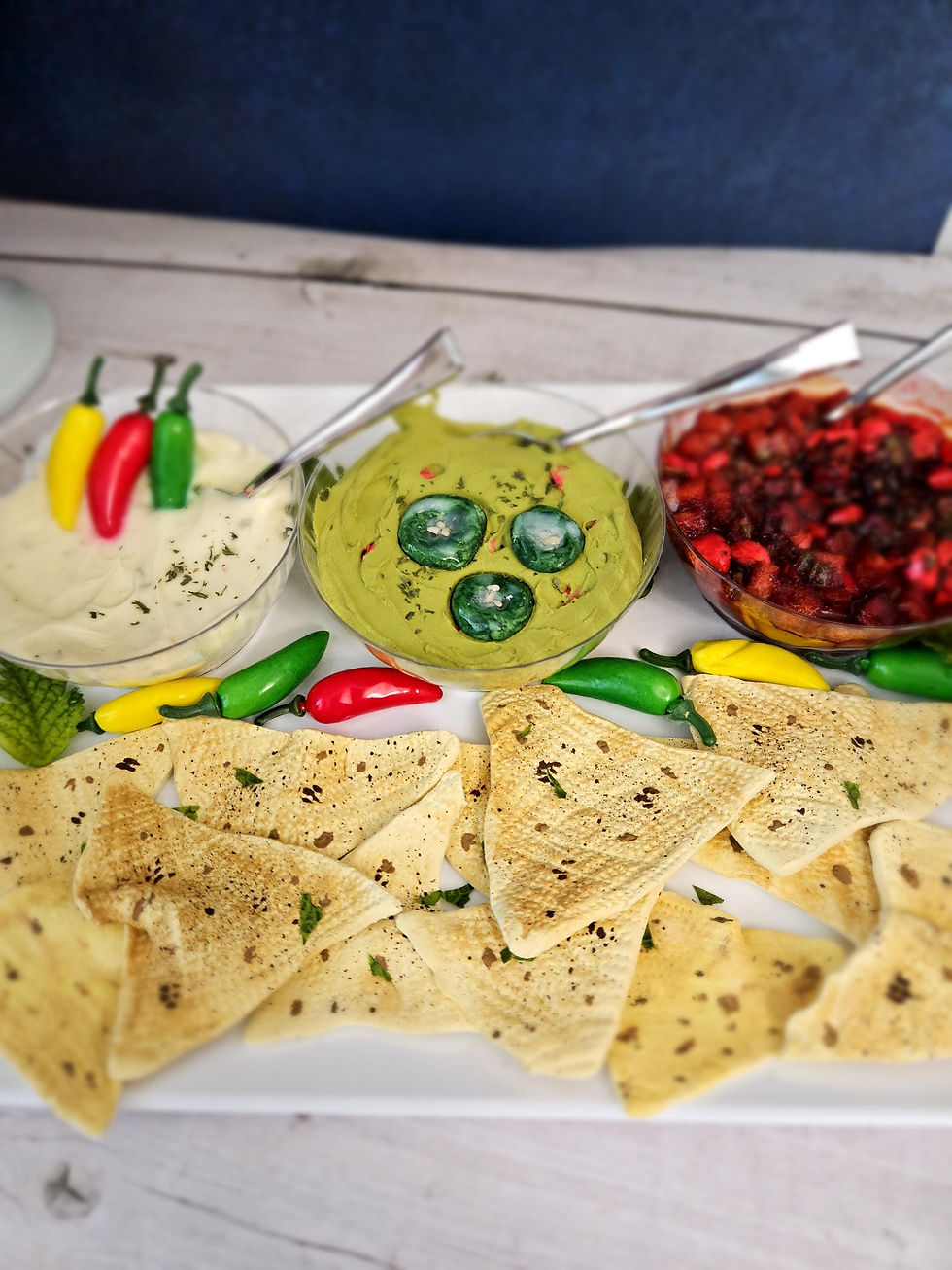 Thumbnail: Fake Chip and Dip Tray, Faux Food Display