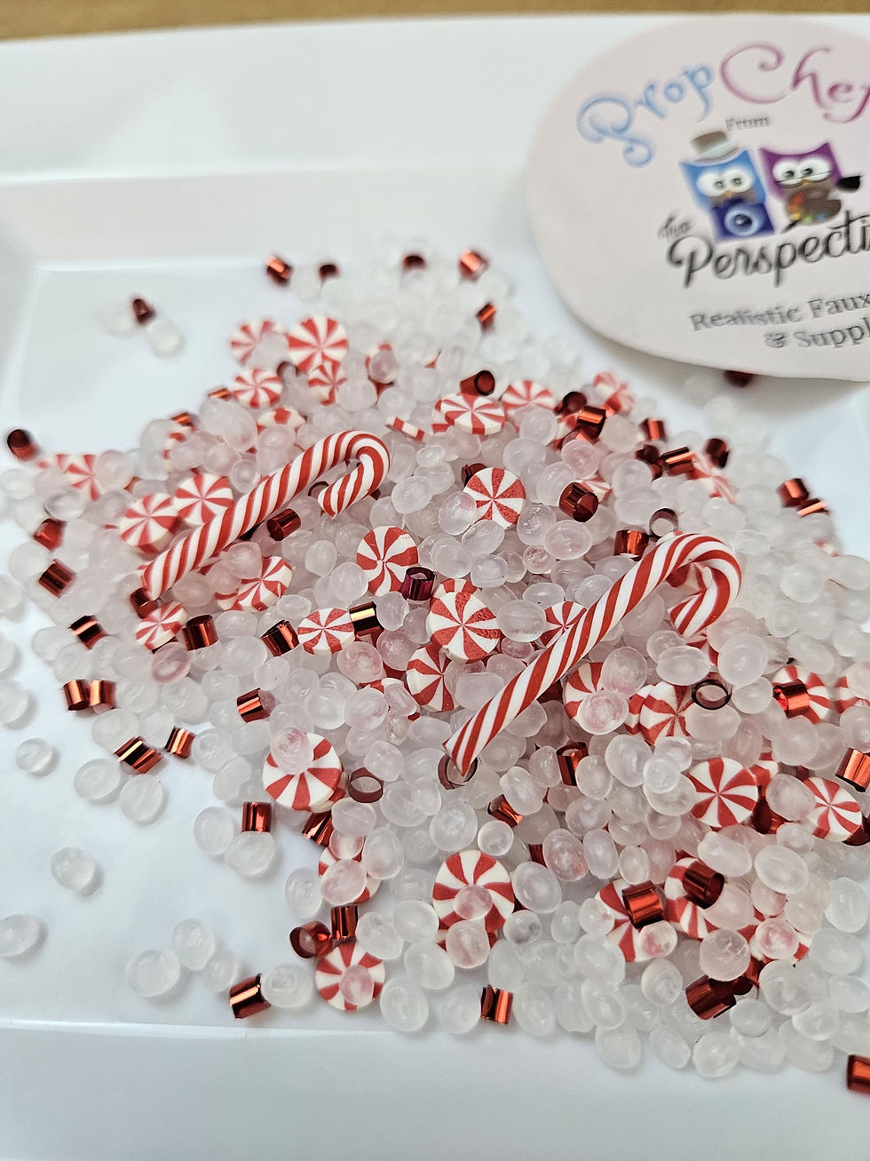 Thumbnail: Fake Frosty Mint Peppermint Mix Sprinkles: 30g bag