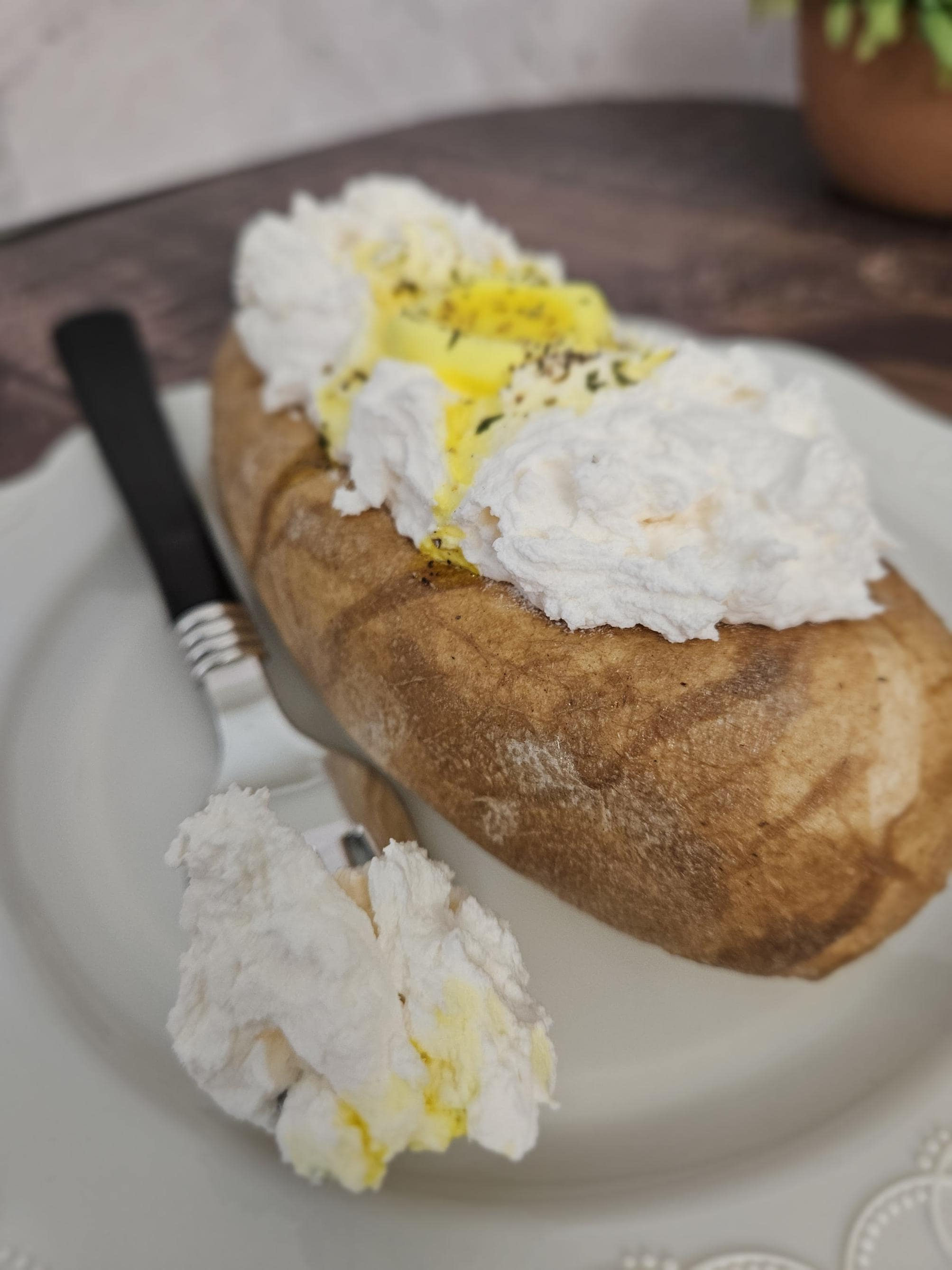 Fake Baked Potato Prop for Display and Staging