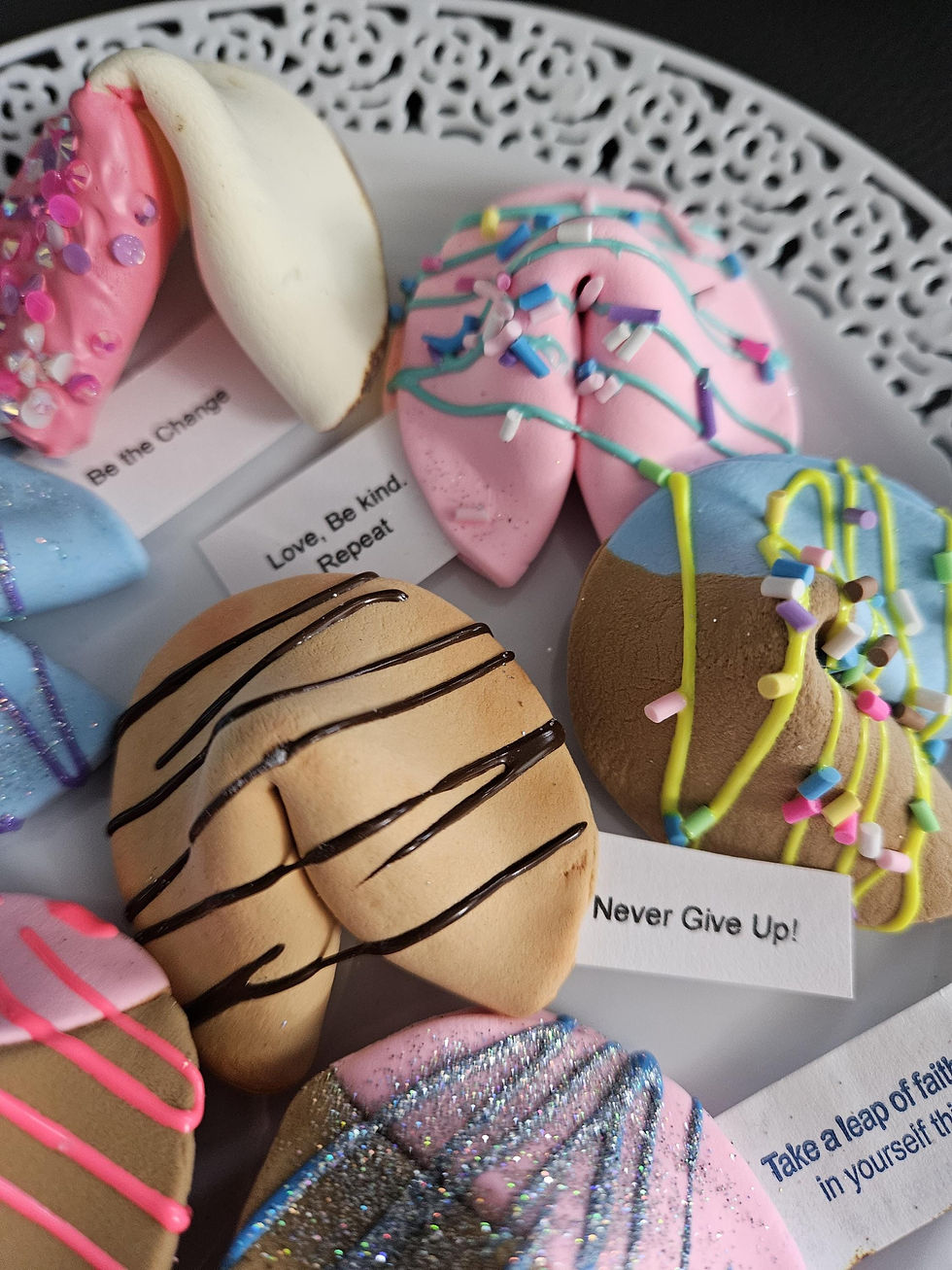 Thumbnail: Faux Fortune Cookies: Decorative Chinese Food Prop Set