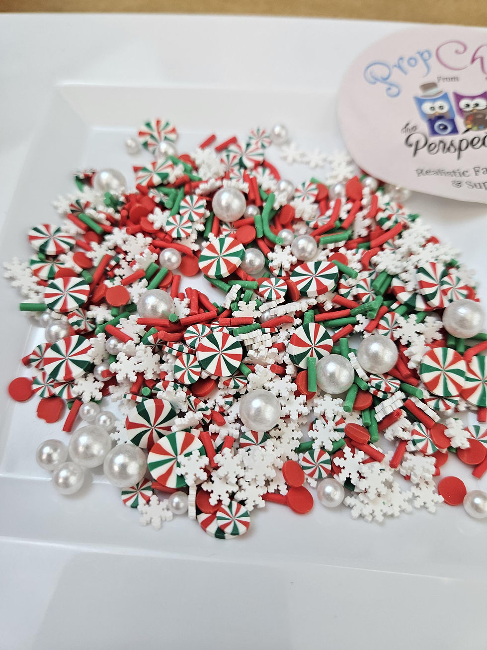 Thumbnail: Fake Pinwheel Peppermint Sprinkles for Fake Baking and Crafts