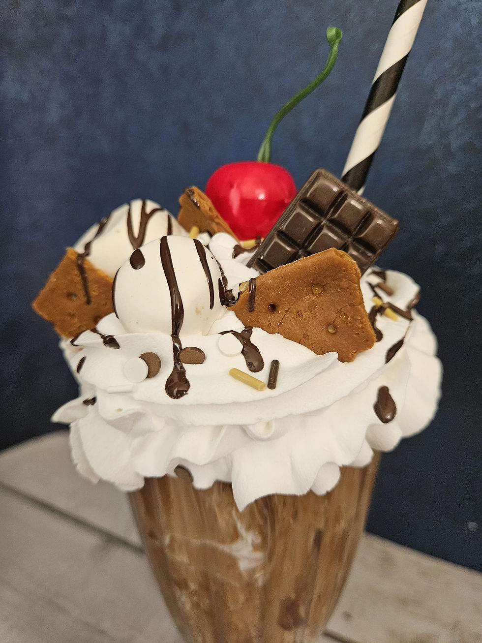 Thumbnail: Fake Ice Cream Shake: Strawberry Dessert Display Food