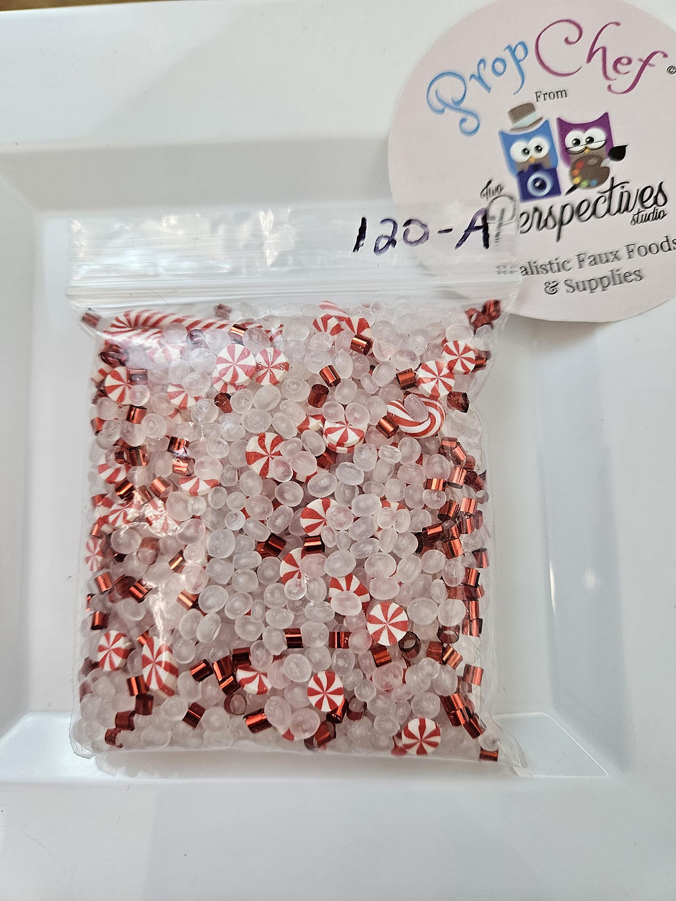 Thumbnail: Fake Frosty Mint Peppermint Mix Sprinkles: 30g bag