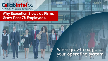 Why Execution Slows as Firms Grow Past 75 Employees