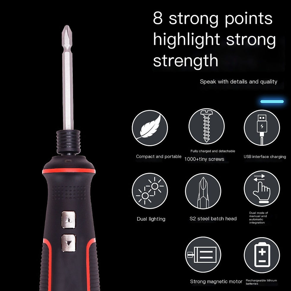 Thumbnail: 3.6V Mini Electric Screwdriver with Multi-Function