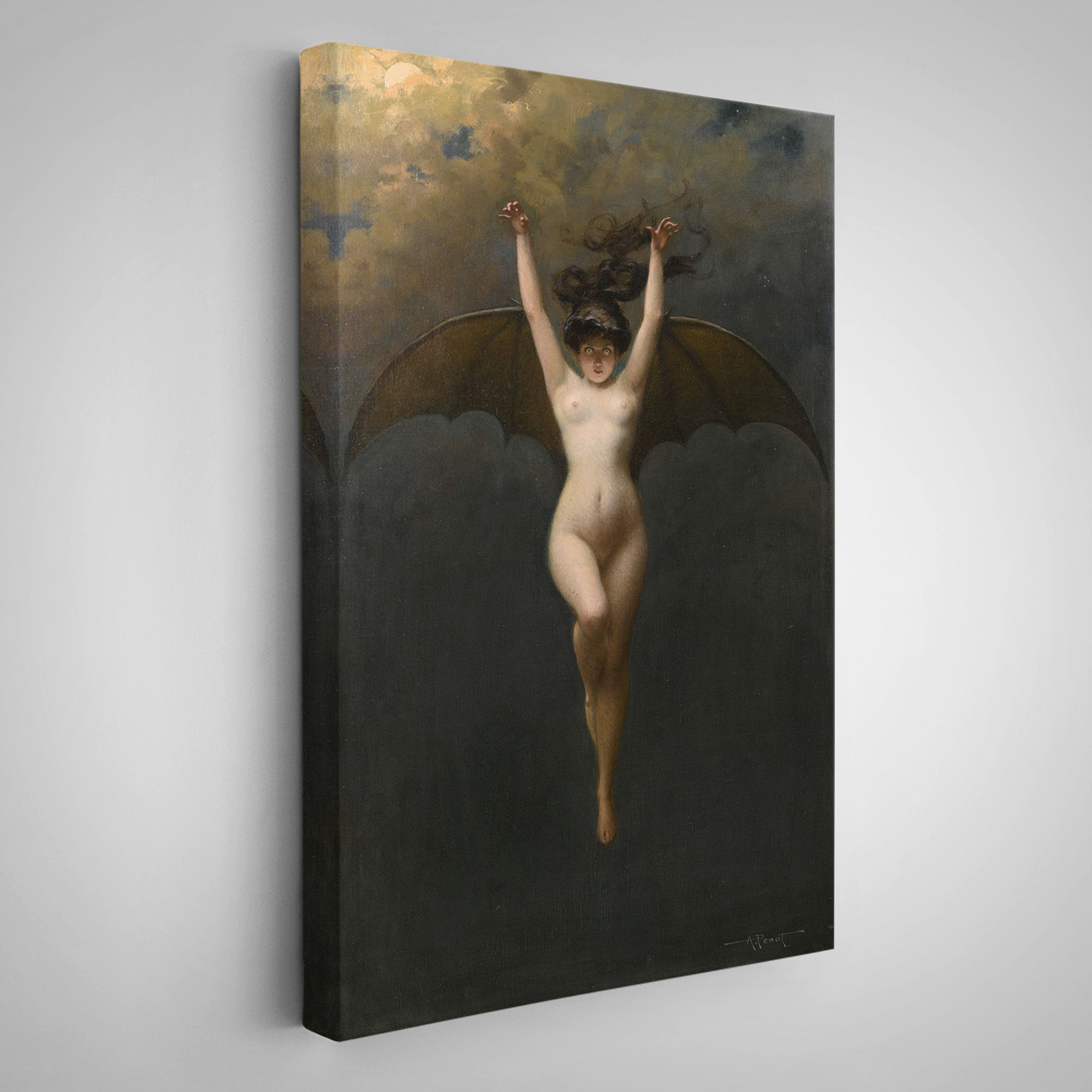 Yarasa Kadın Tablosu, Albert Joseph Pénot, La Femme Chauve Souris