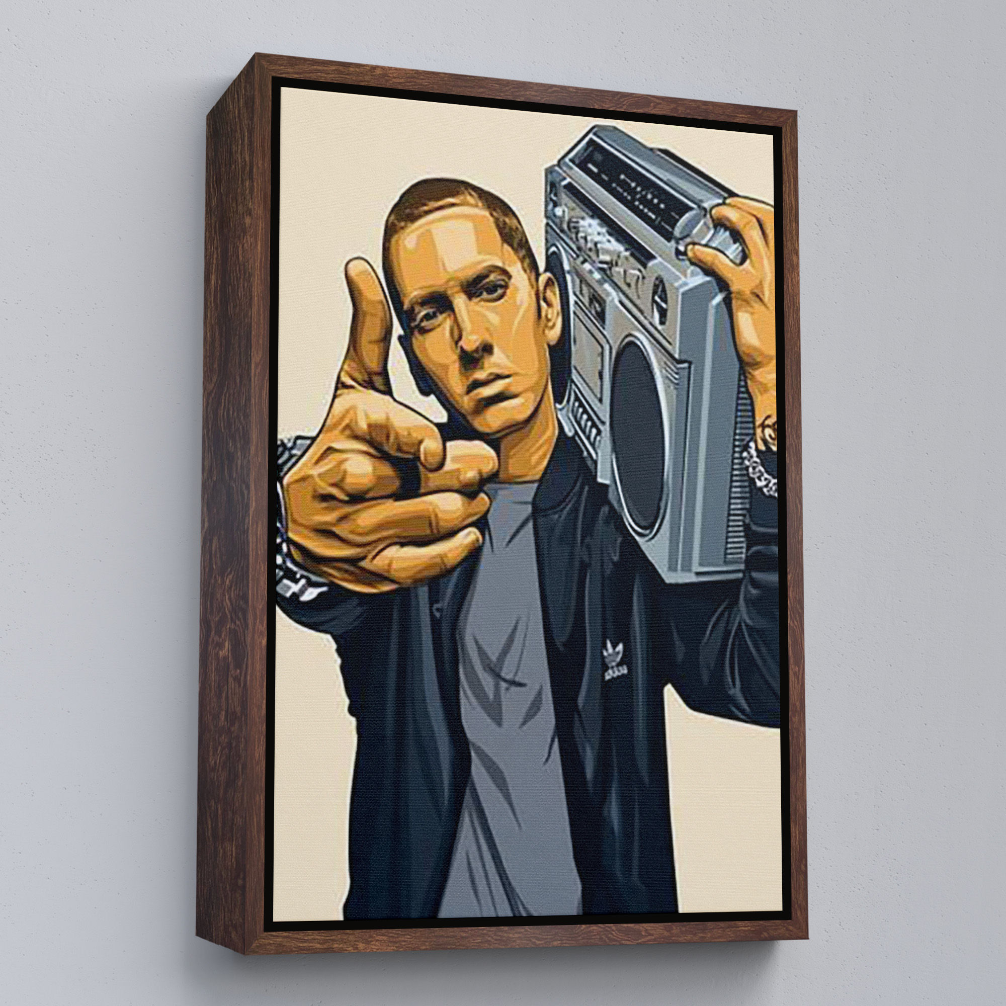 Çerçeveli Eminem Tablosu
