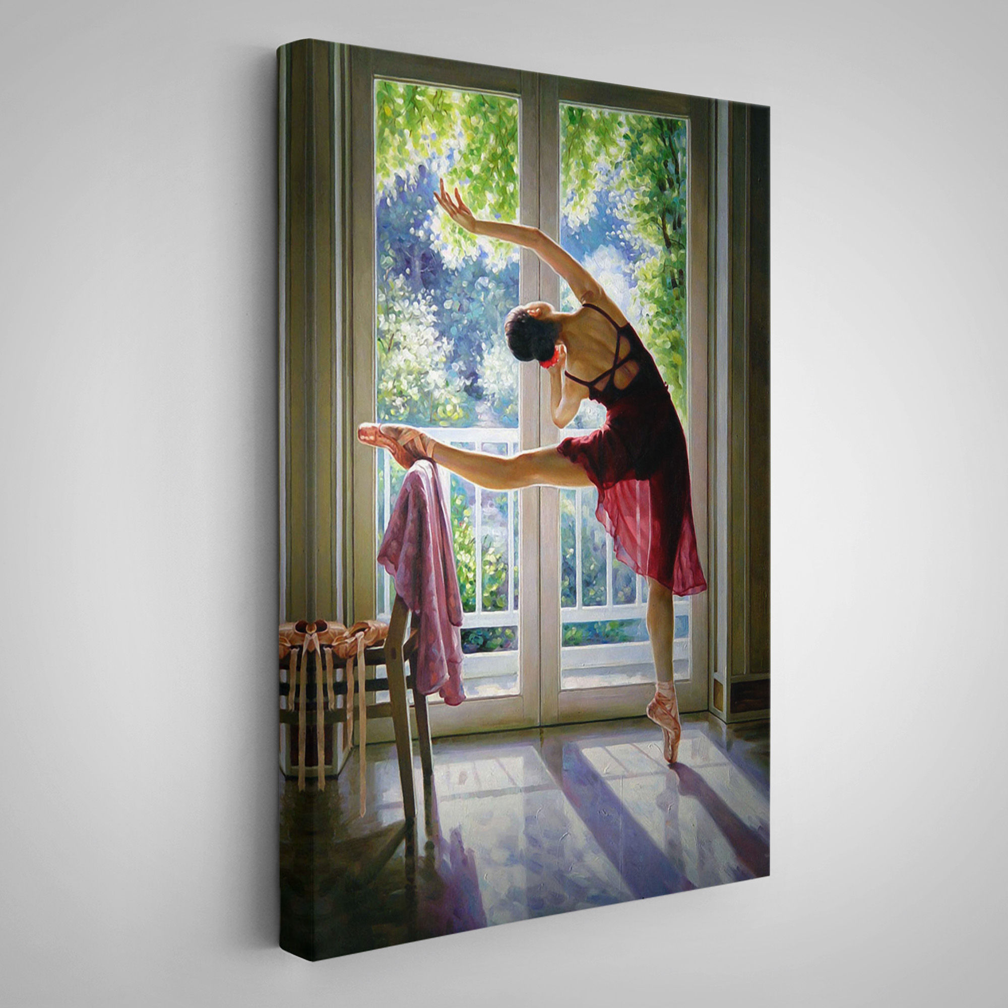 Bale Yapan Dansçı Kadın Duvar Tablosu