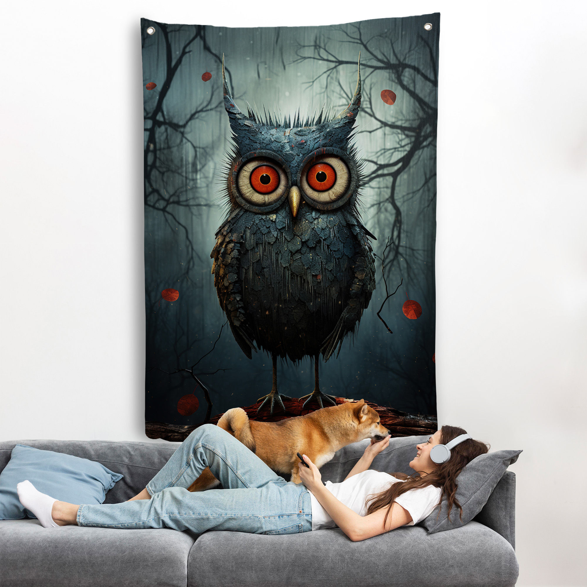 Sevimli Baykuş Örtüsü