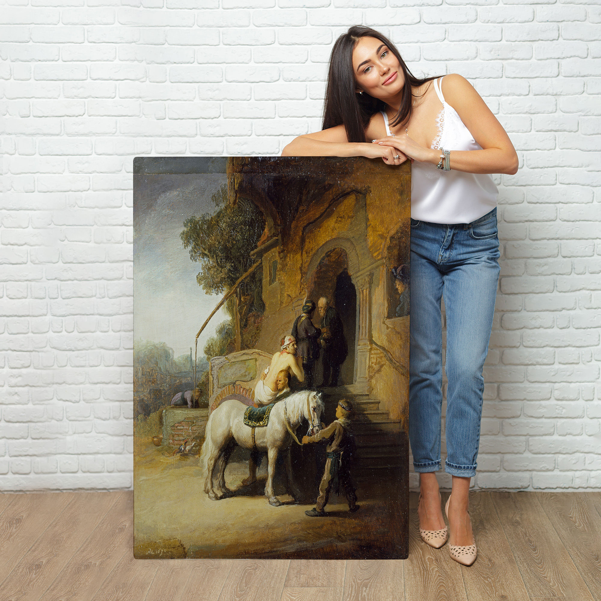 Rembrandt - İyi Samiriyeli Tablo - The Good Samaritan