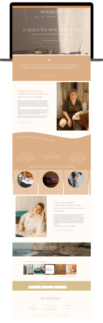 New Moon Therapy Website